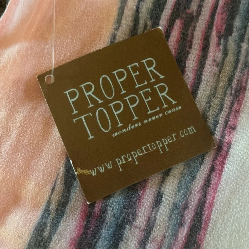 NWT Proper Topper Watercolor Scarf